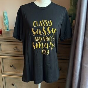 GRAPHIC TShirt Black SZ L Bella Canvas